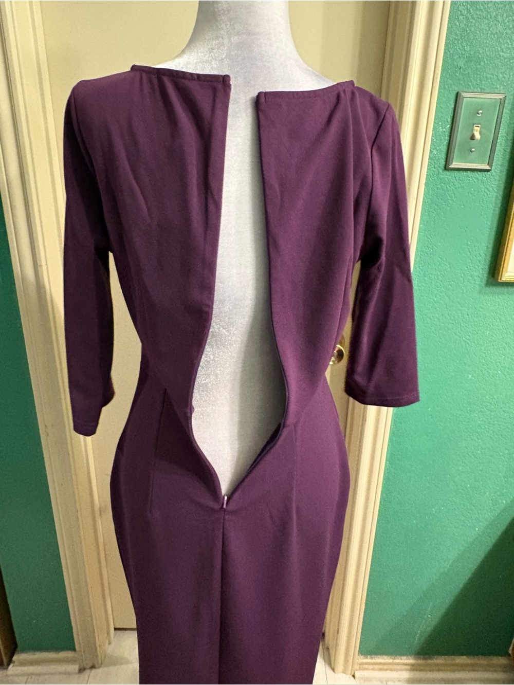 Aisize Vintage Redefined Ruched Dress with Side Ruffle - Picture 6 of 14
